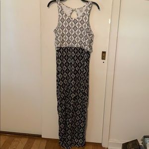Tribal Print Maxi Dress